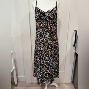Emory Park Women’s Spaghetti Strap Floral Sun dress size medium